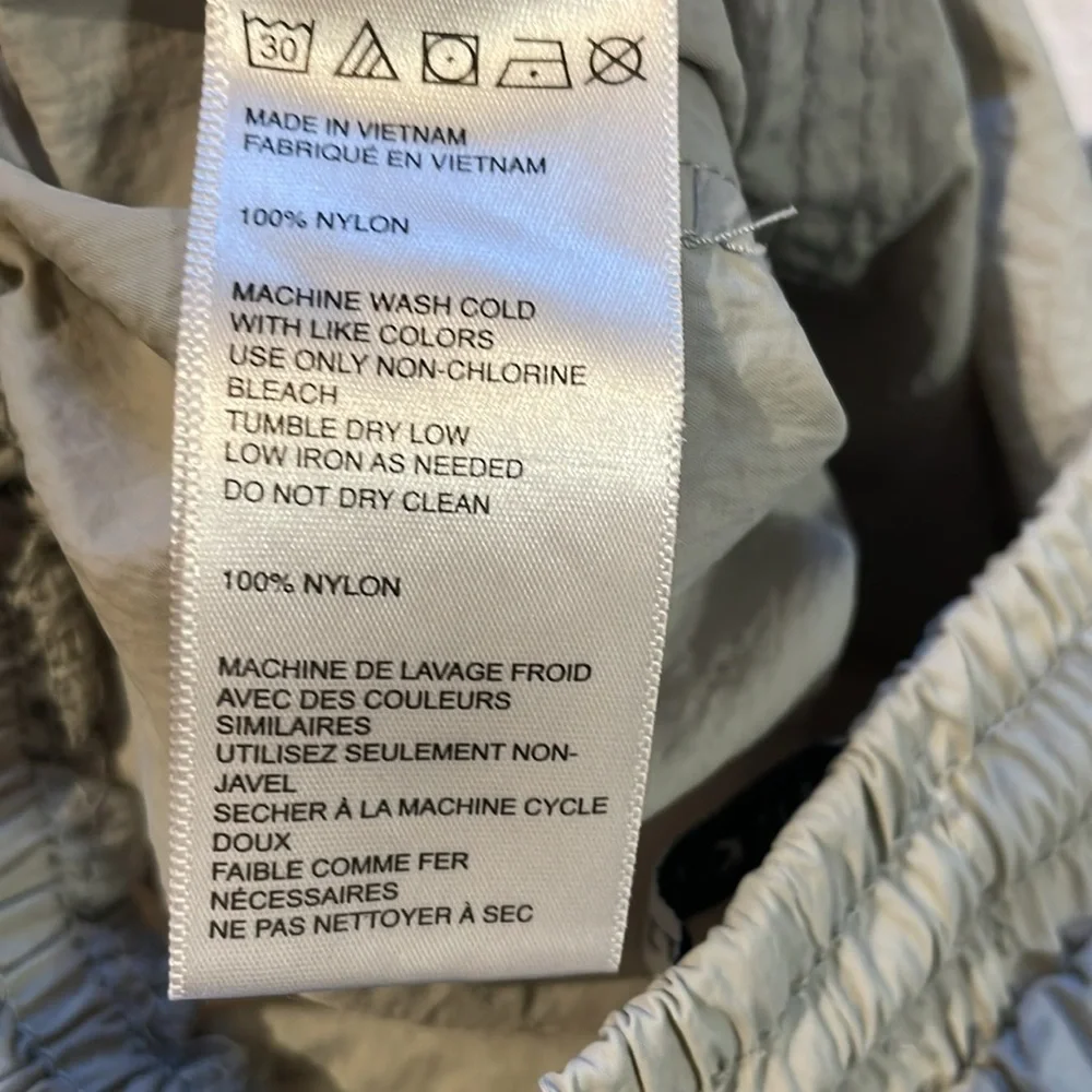 Urban Outfitters Nylon Running Shorts Grey and Neon. Medium